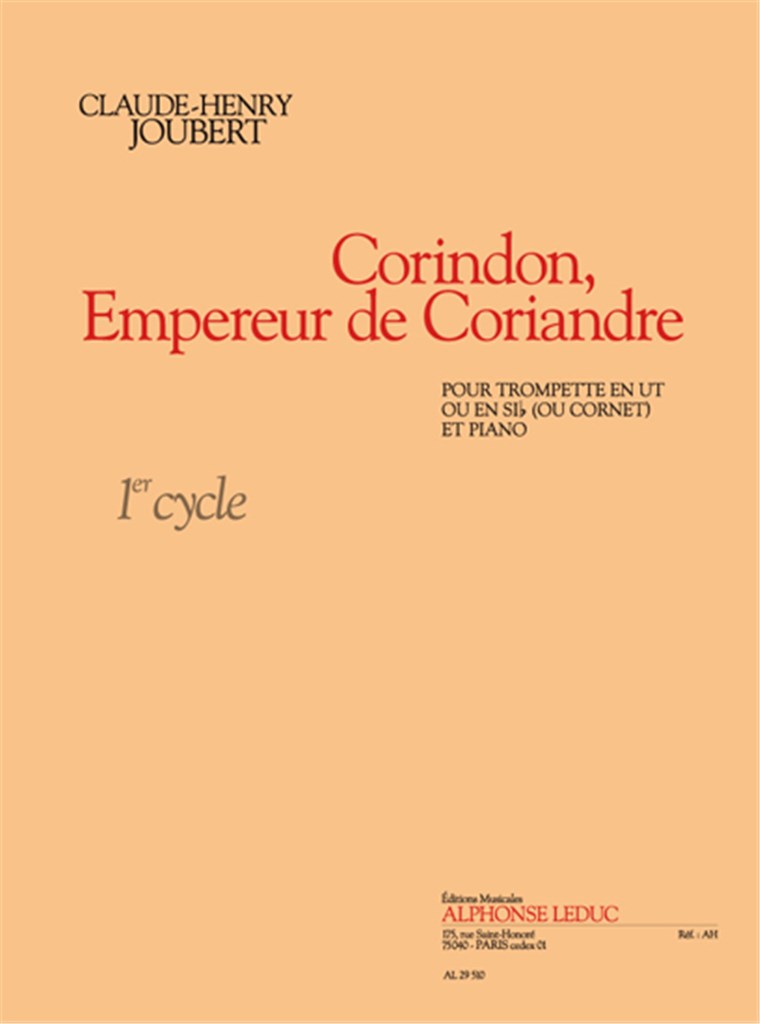 Claude-Henry Joubert: Corindon, Coriander Emperor